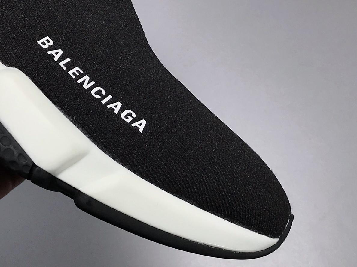 Speed sneakers black and white - whatever on