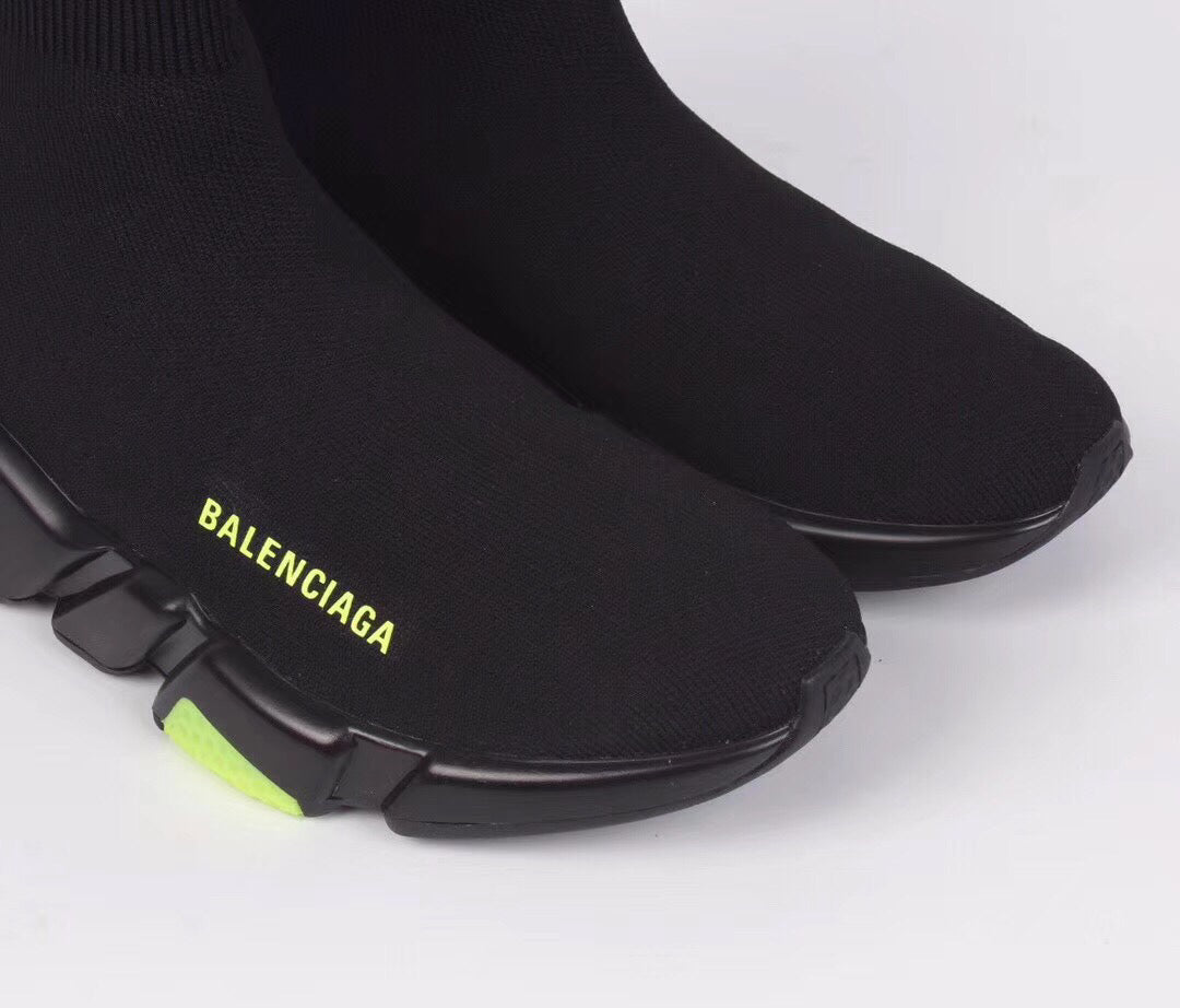 Speed sneakers green and black clear sole - whatever on