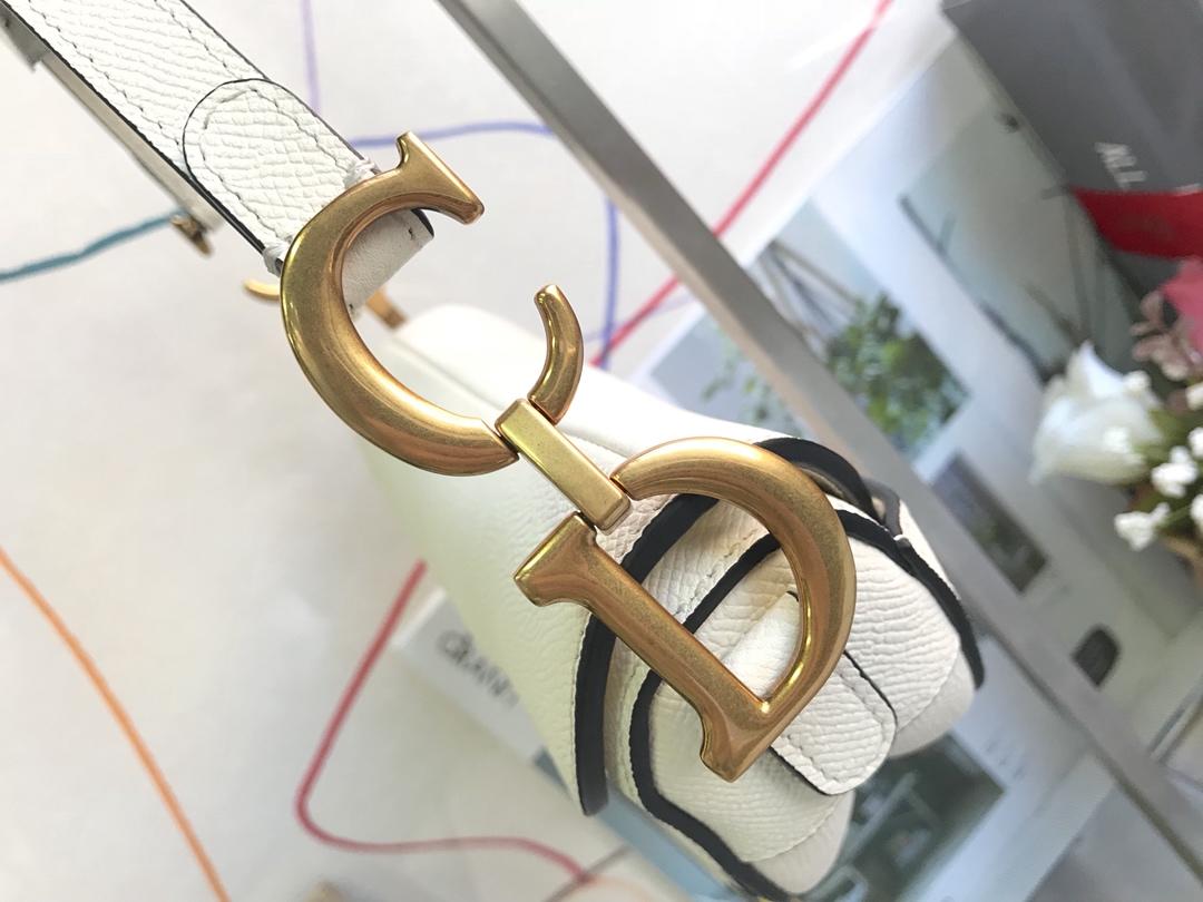 White Saddle Bag Mini