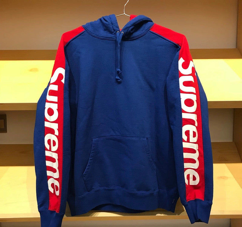 18 SS Letters Sleeve Hoodie - whatever on