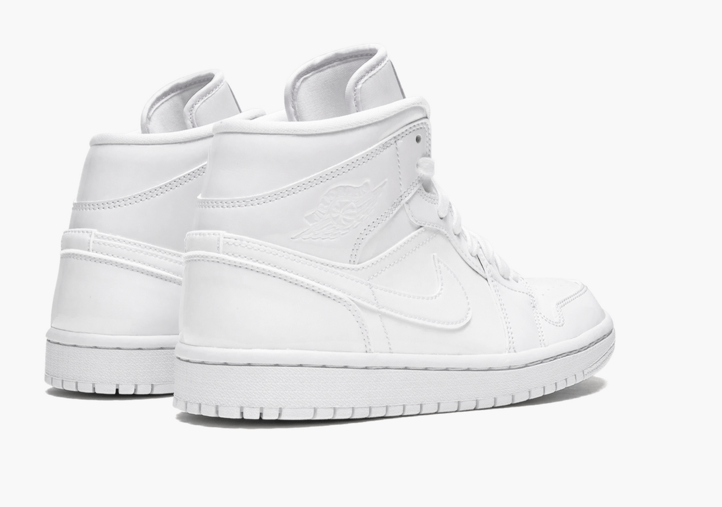 WMNS Air Jordan 1 Mid “Triple White Patent Leather” - whatever on