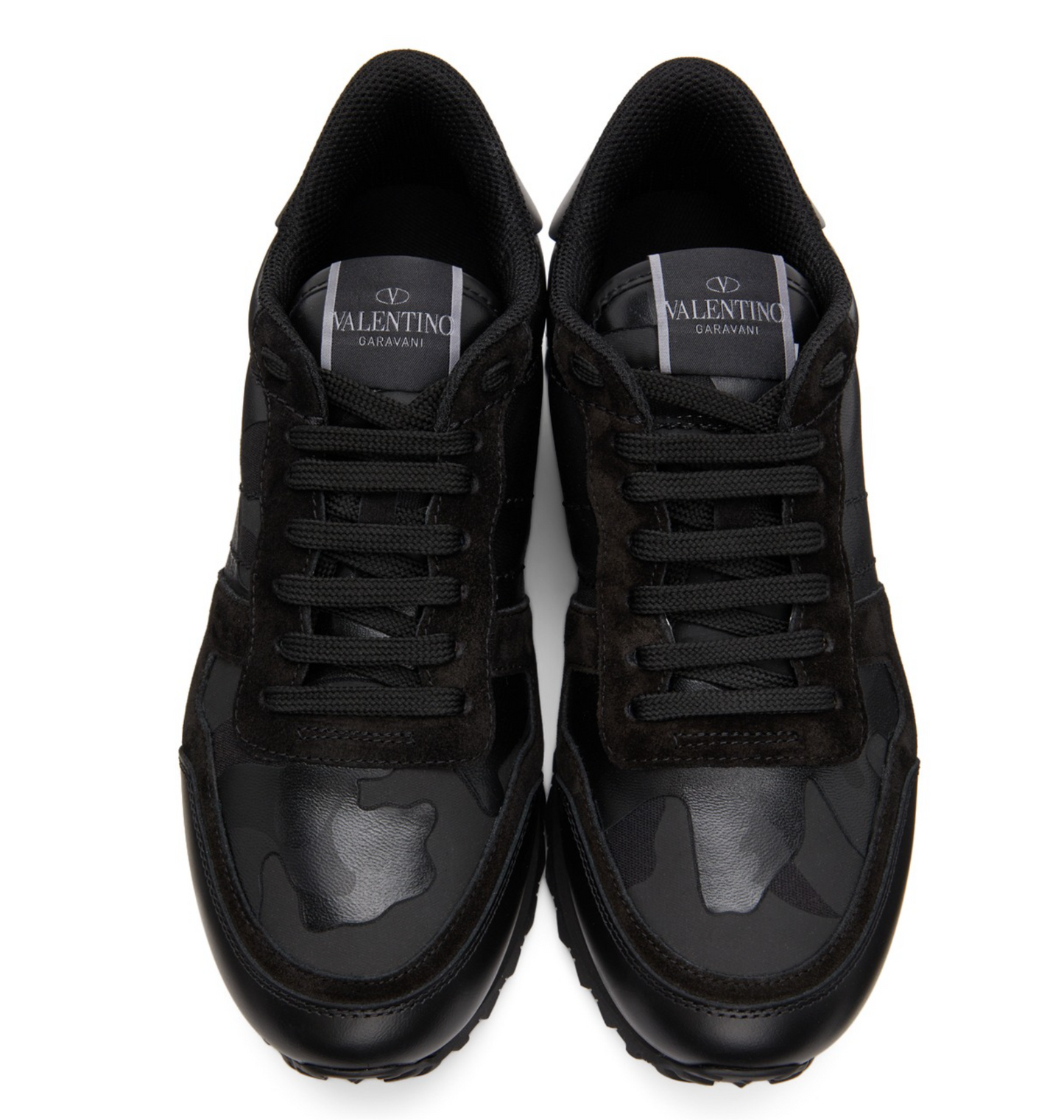 Valentino Black Camouflage Rockrunne