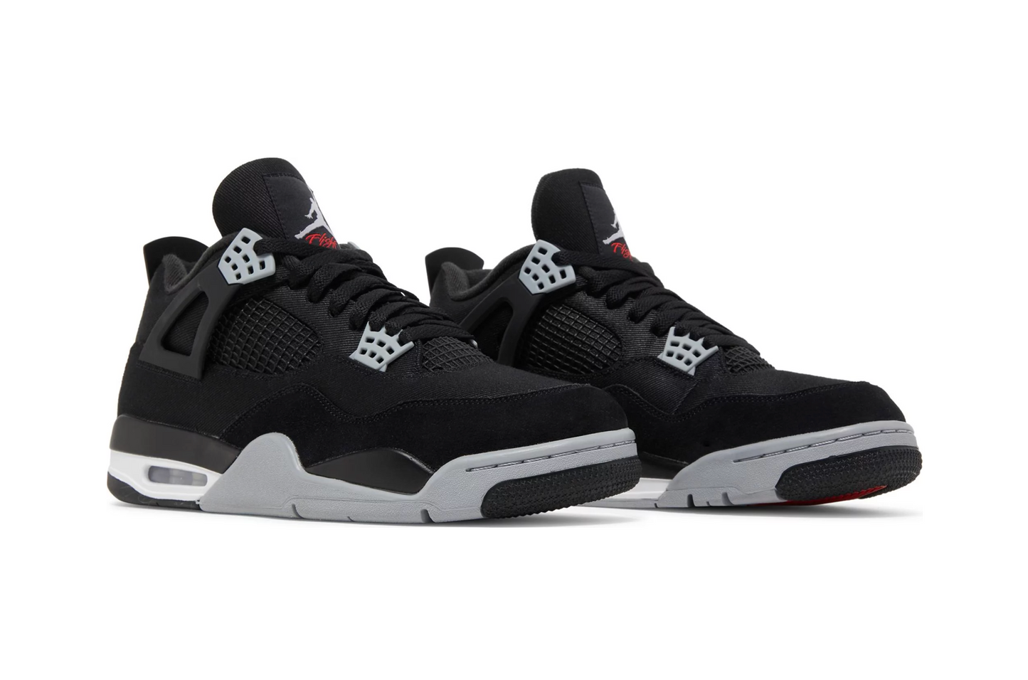 Air Jordan 4 Retro 'Black Canvas'