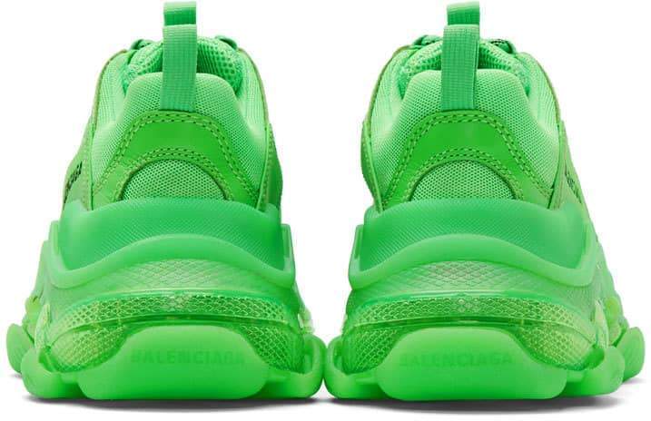 Triple s Neon green clear sole - whatever on