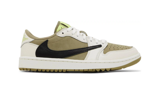 Travis Scott x Air Jordan 1 Low Golf 'Neutral Olive'