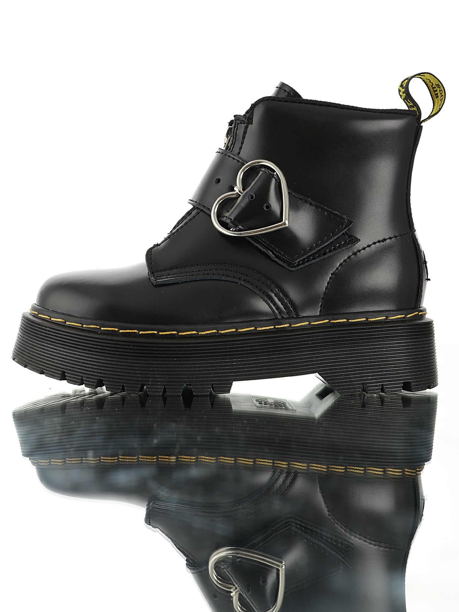 Lazy Oaf Buckle Boots - whatever on 
