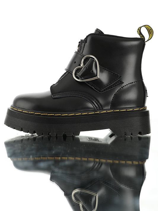 Lazy Oaf Buckle Boots - whatever on 