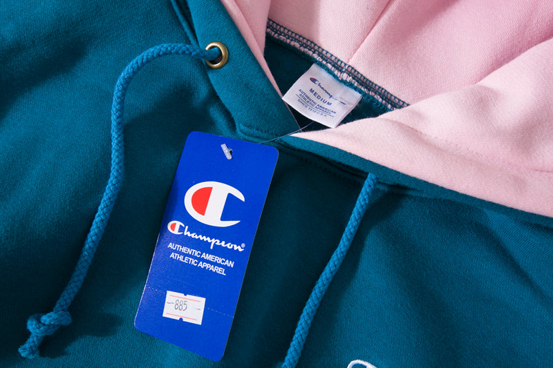 C Two Colours Hoodie - whatever on 