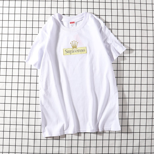 S Gold Logo Tee - whatever on 