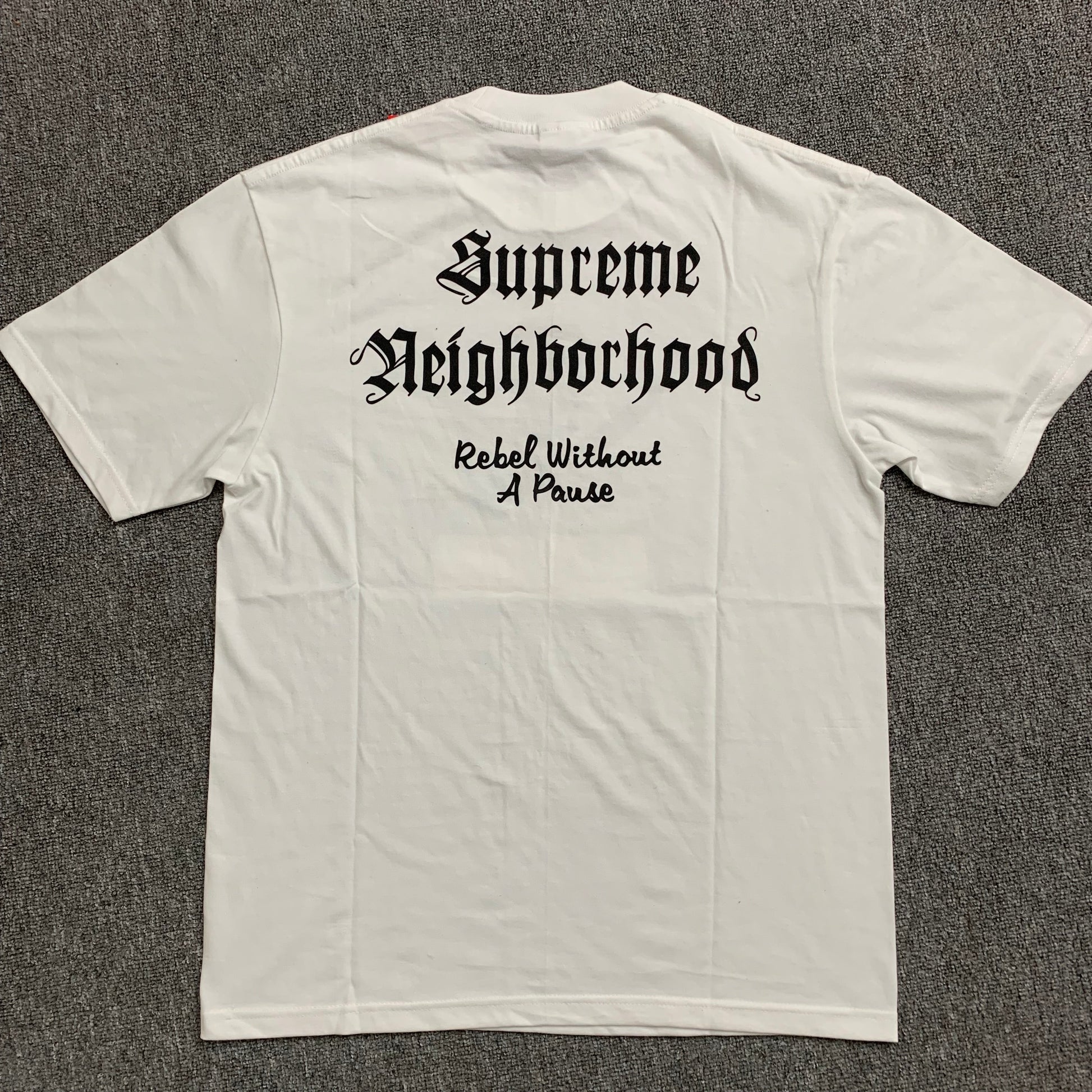 Box Sup x Neighborhood 06FW Skull Box Logo Tee - whatever on 