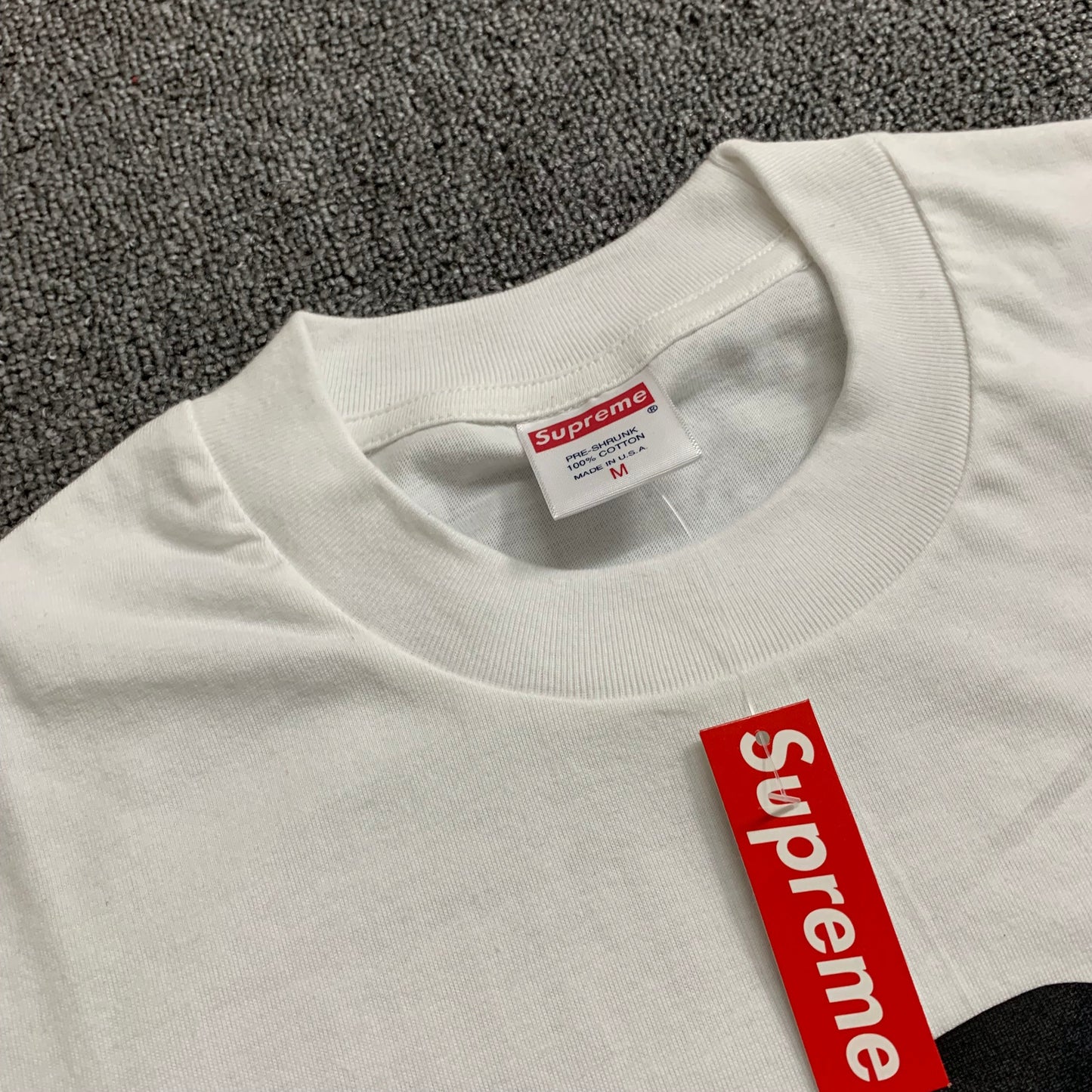 Box Sup x Neighborhood 06FW Skull Box Logo Tee - whatever on 