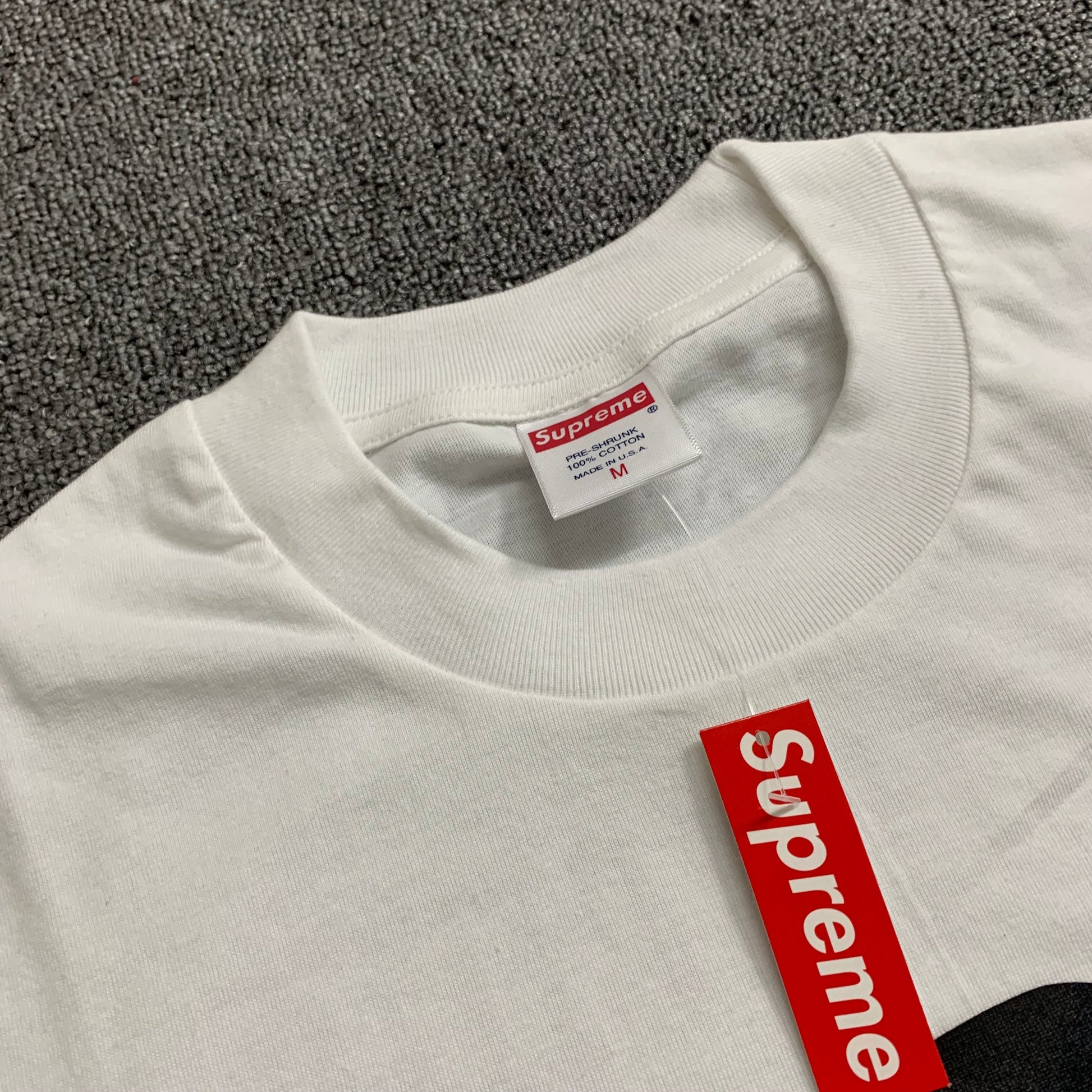 Box Sup x Neighborhood 06FW Skull Box Logo Tee - whatever on 