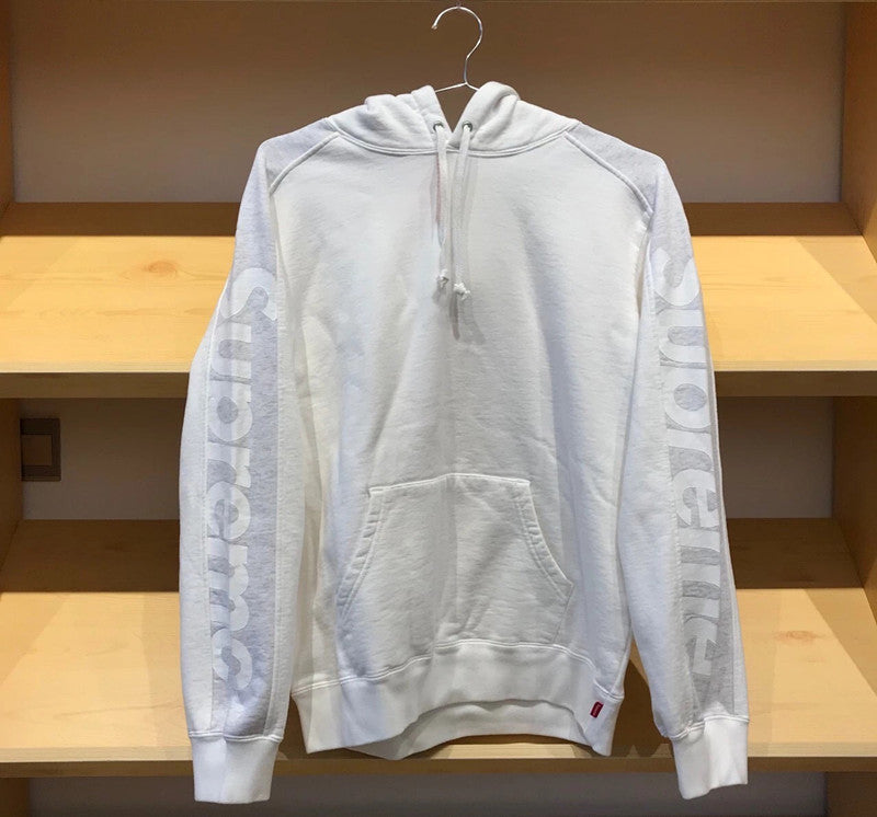 18 SS Letters Sleeve Hoodie - whatever on 