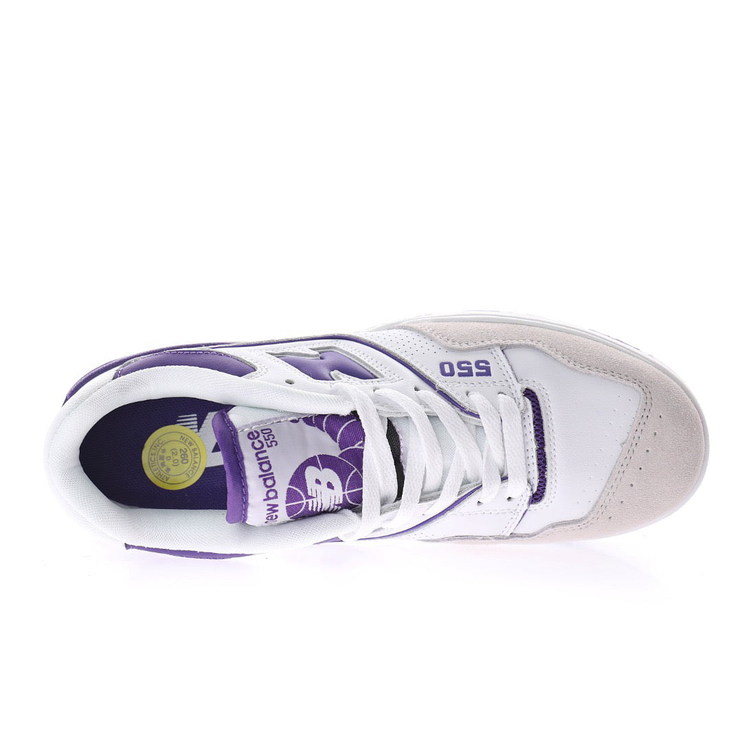 NB 550 WHITE PURPLE