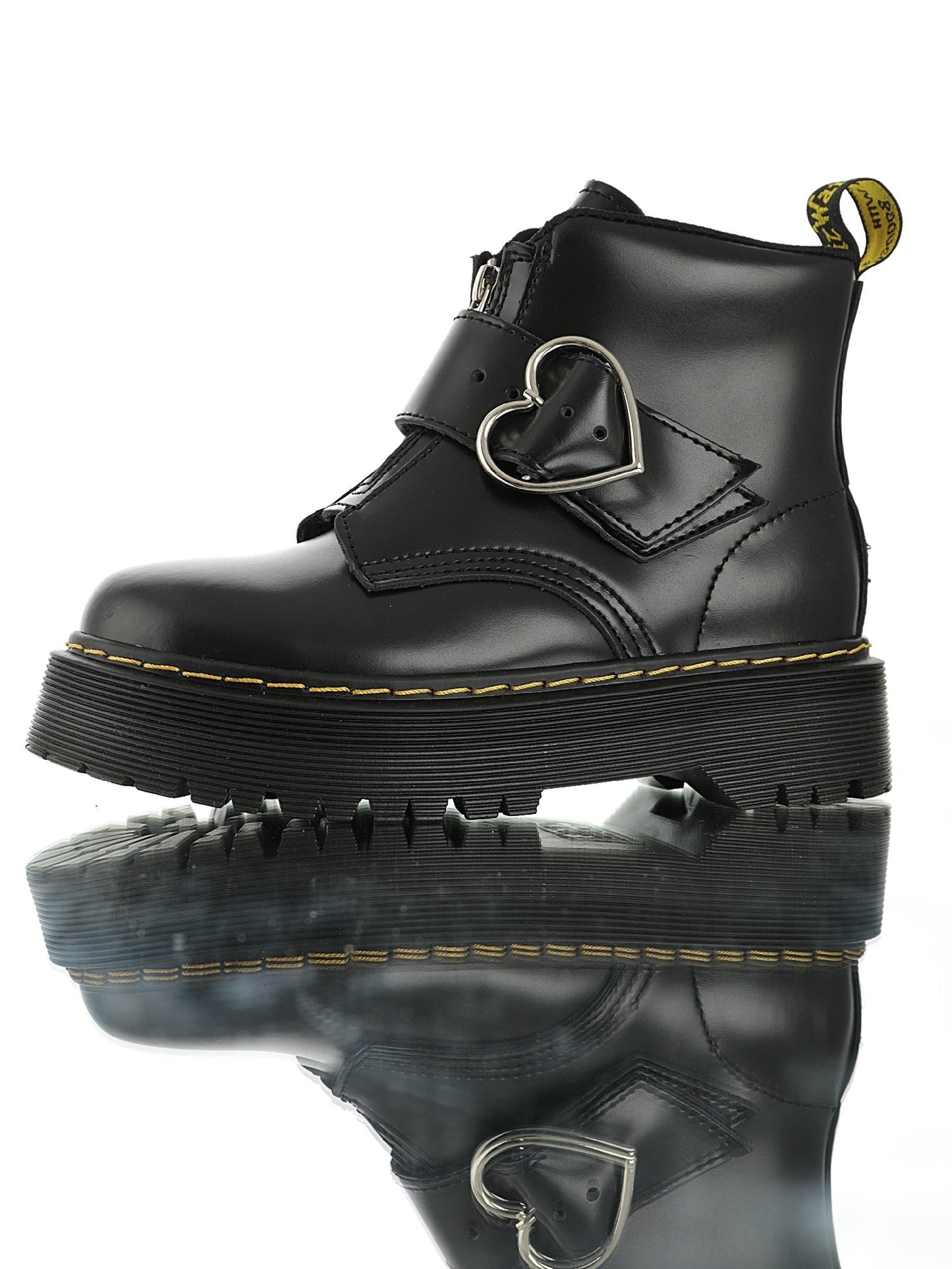 Lazy Oaf Buckle Boots - whatever on 