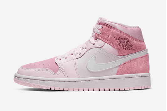 Air Jordan 1 Mid Pink - whatever on 