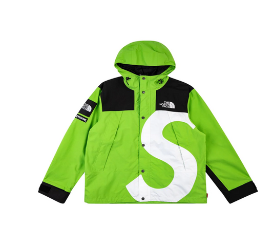 The North x Supreme S logo mountain jacket