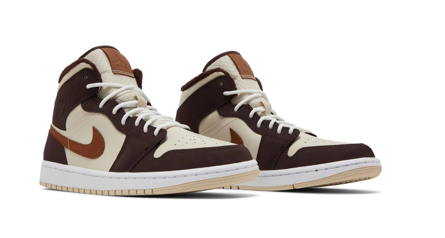 Air Jordan 1 Mid SE 'Cream Dark Chocolate'