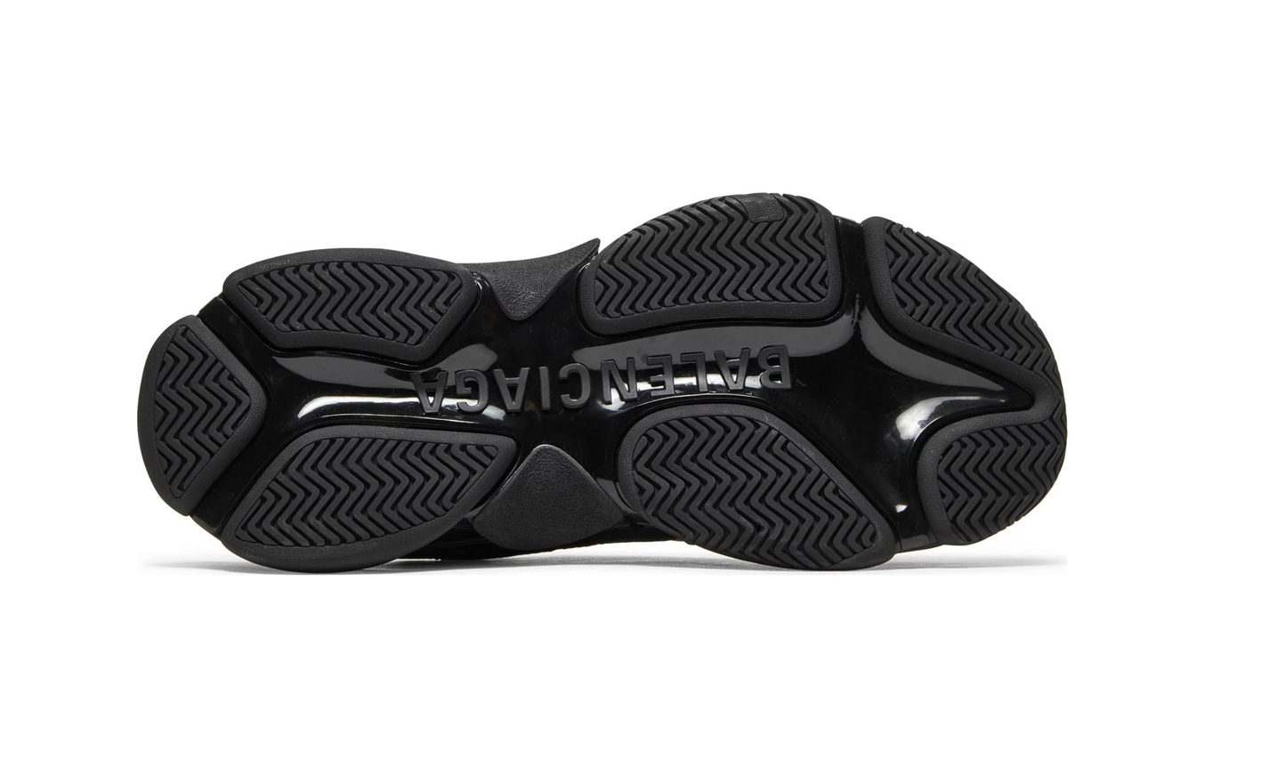 Triple S Sneaker 'Allover Logo - Black'