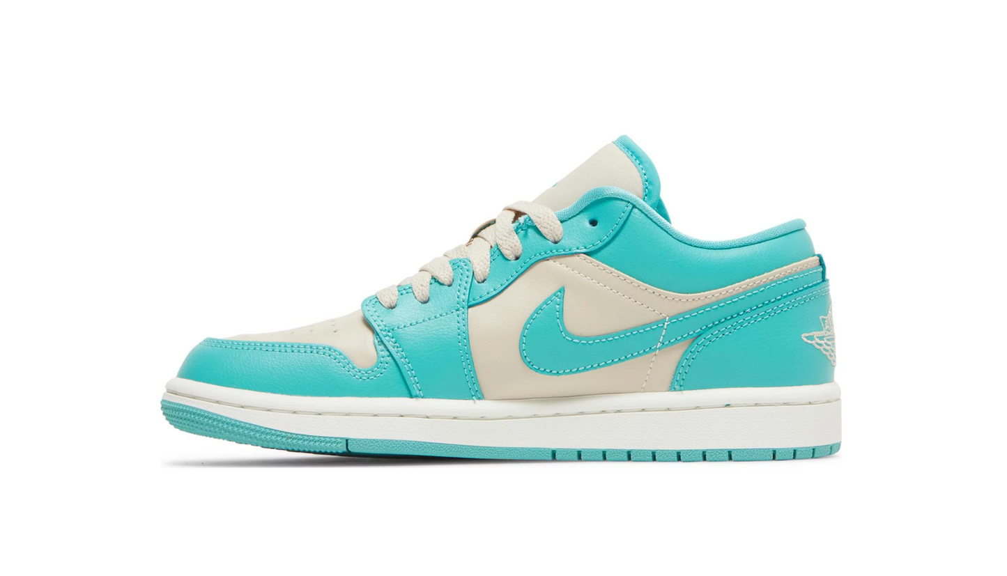 Air Jordan 1 Low 'Tropical Teal Sandy Beige'