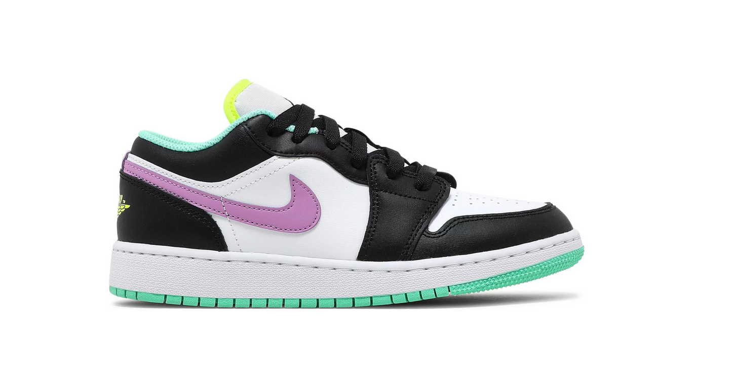 Air Jordan 1 Low GS 'White Violet Shock'