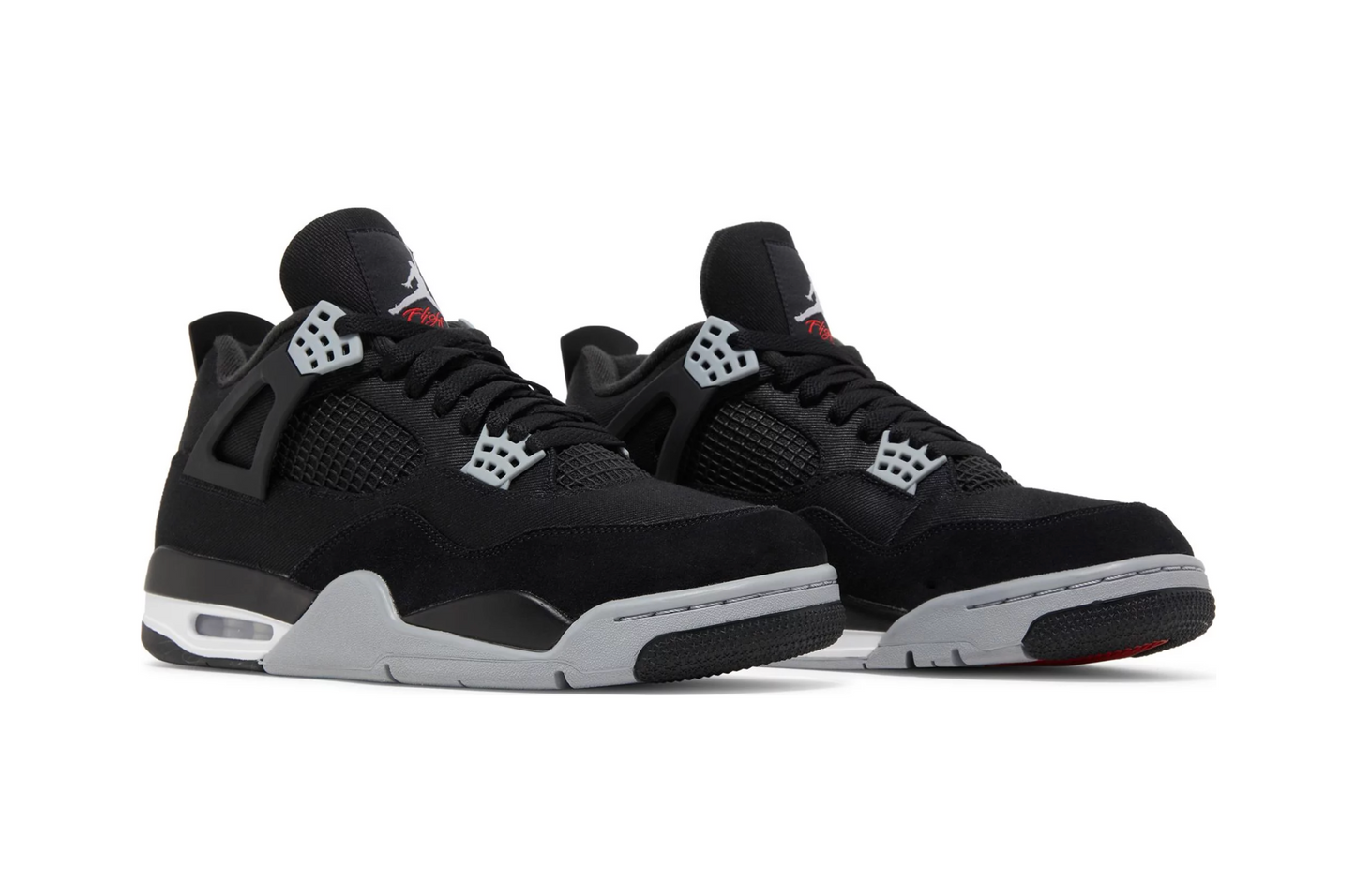 Air Jordan 4 Retro  'Black Canvas'