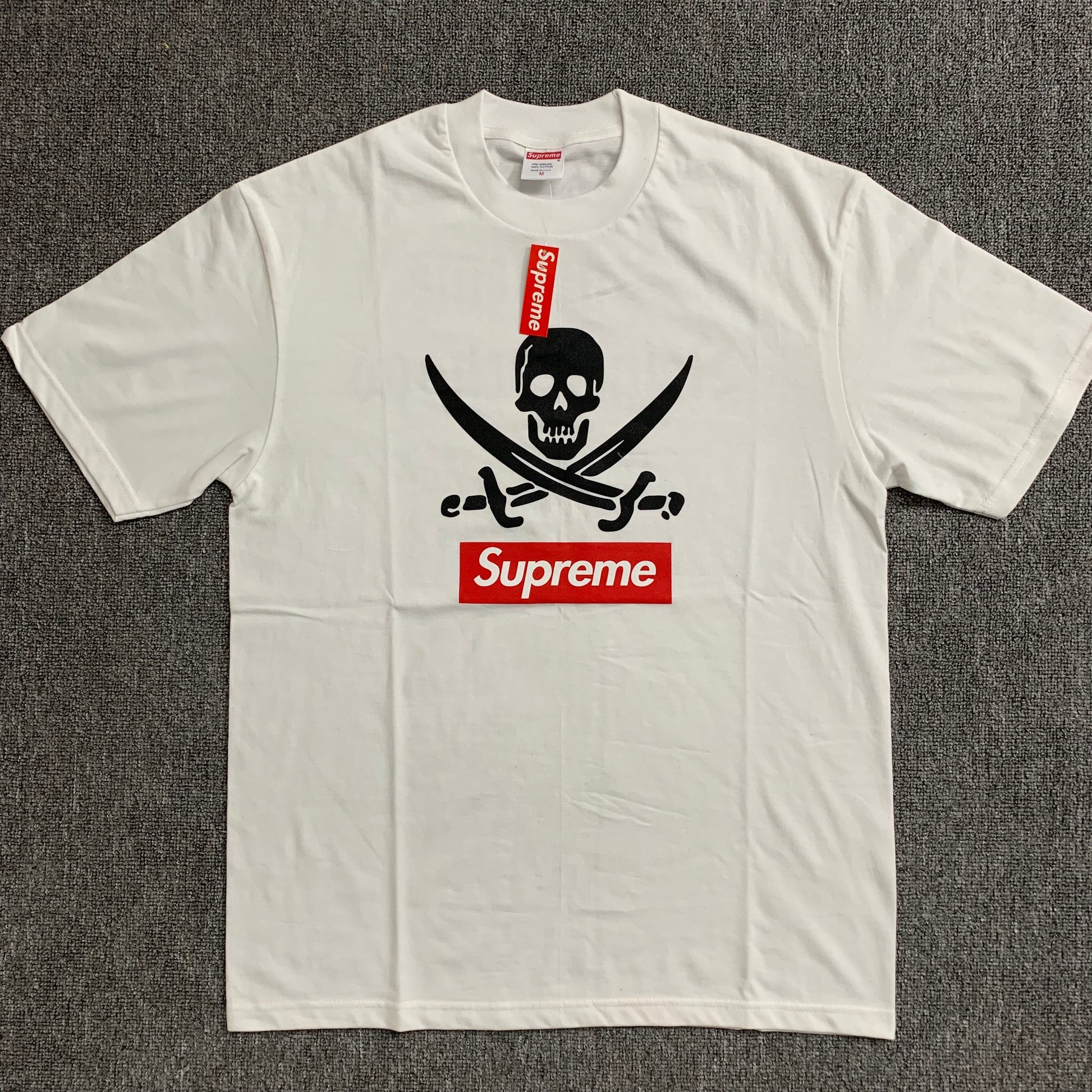 Box Sup x Neighborhood 06FW Skull Box Logo Tee - whatever on 