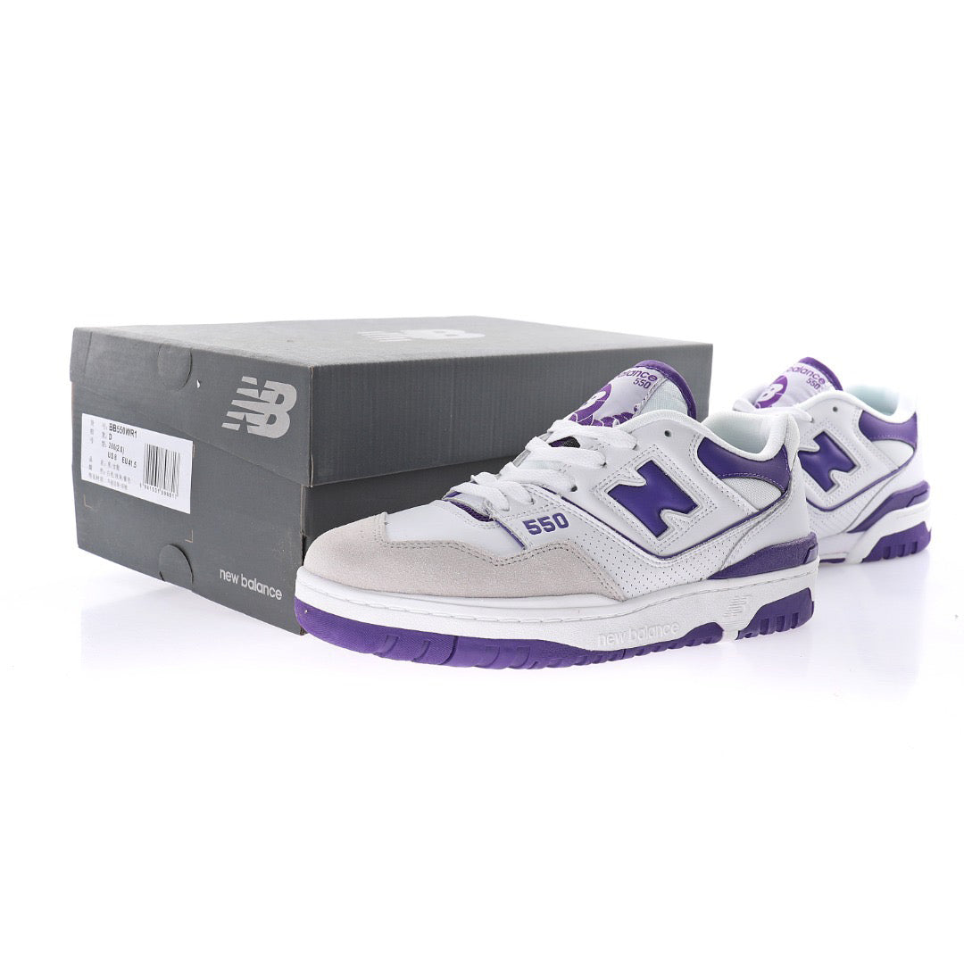 NB 550 WHITE PURPLE