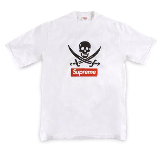 Box Sup x Neighborhood 06FW Skull Box Logo Tee - whatever on 