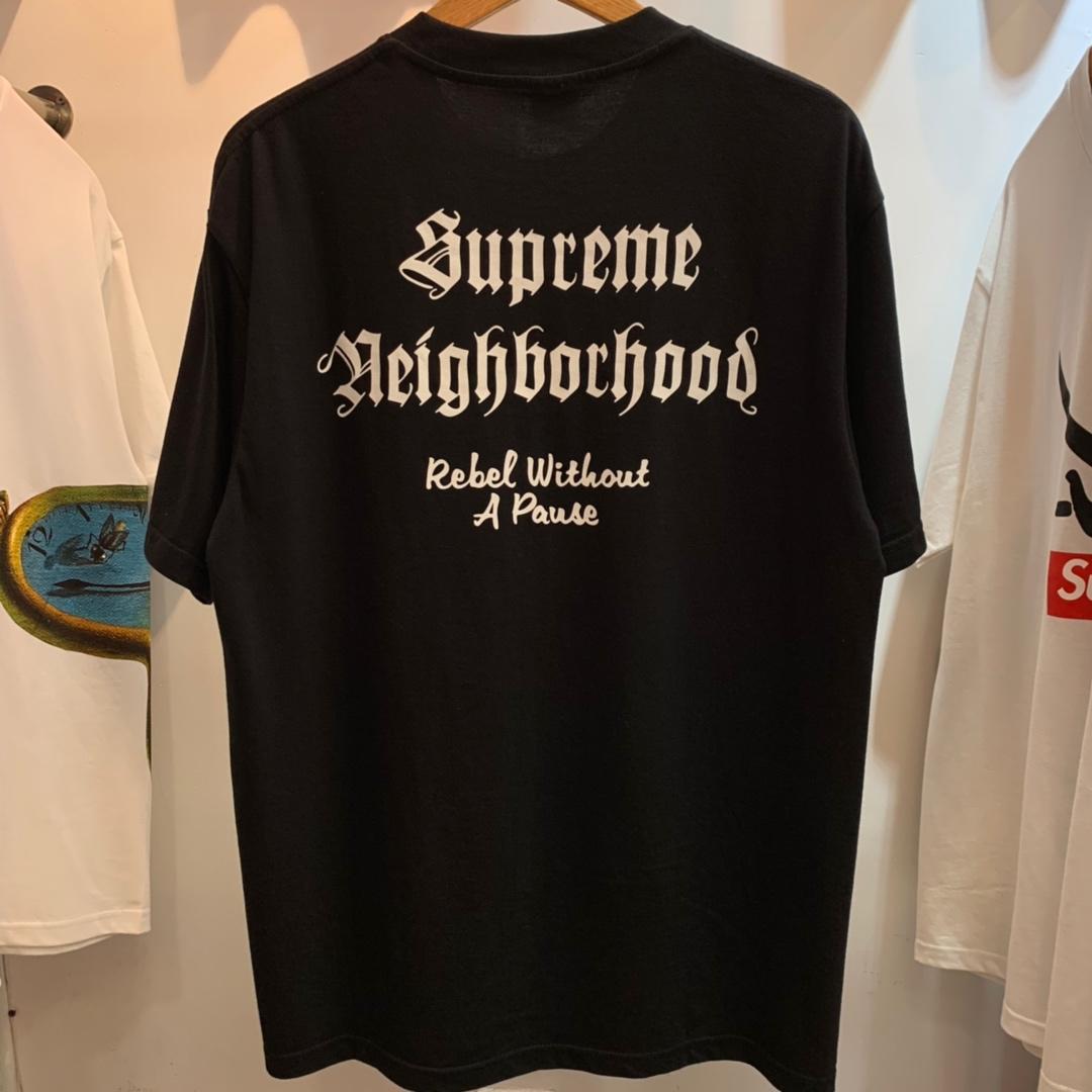 Box Sup x Neighborhood 06FW Skull Box Logo Tee - whatever on 