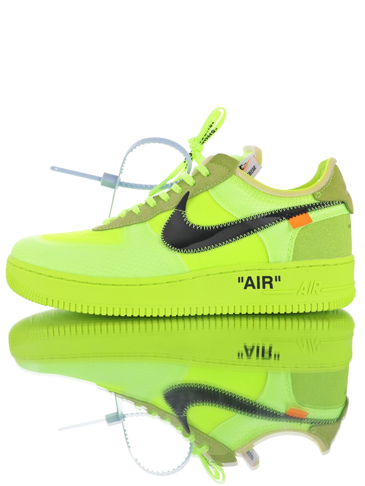 Off-White x Air Force 1 “Fluorescent green” - whatever on 