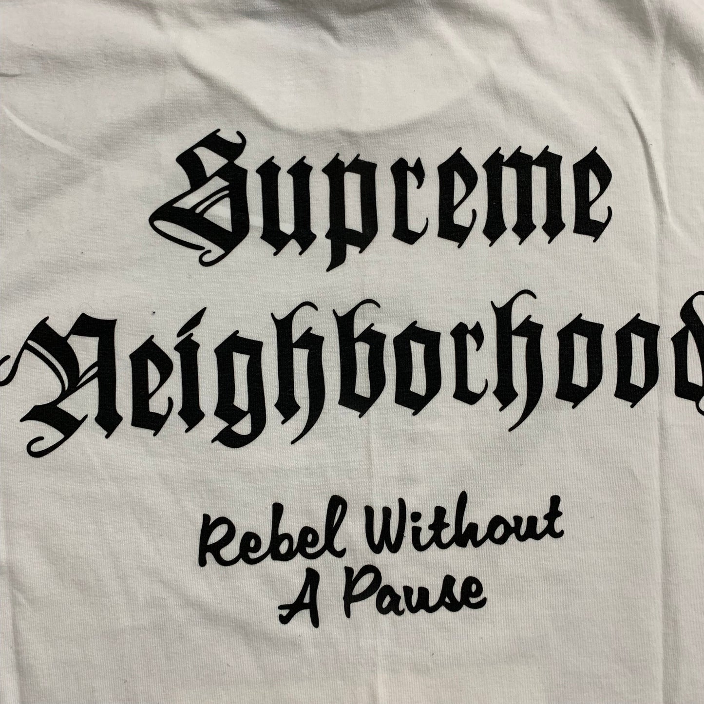 Box Sup x Neighborhood 06FW Skull Box Logo Tee - whatever on 