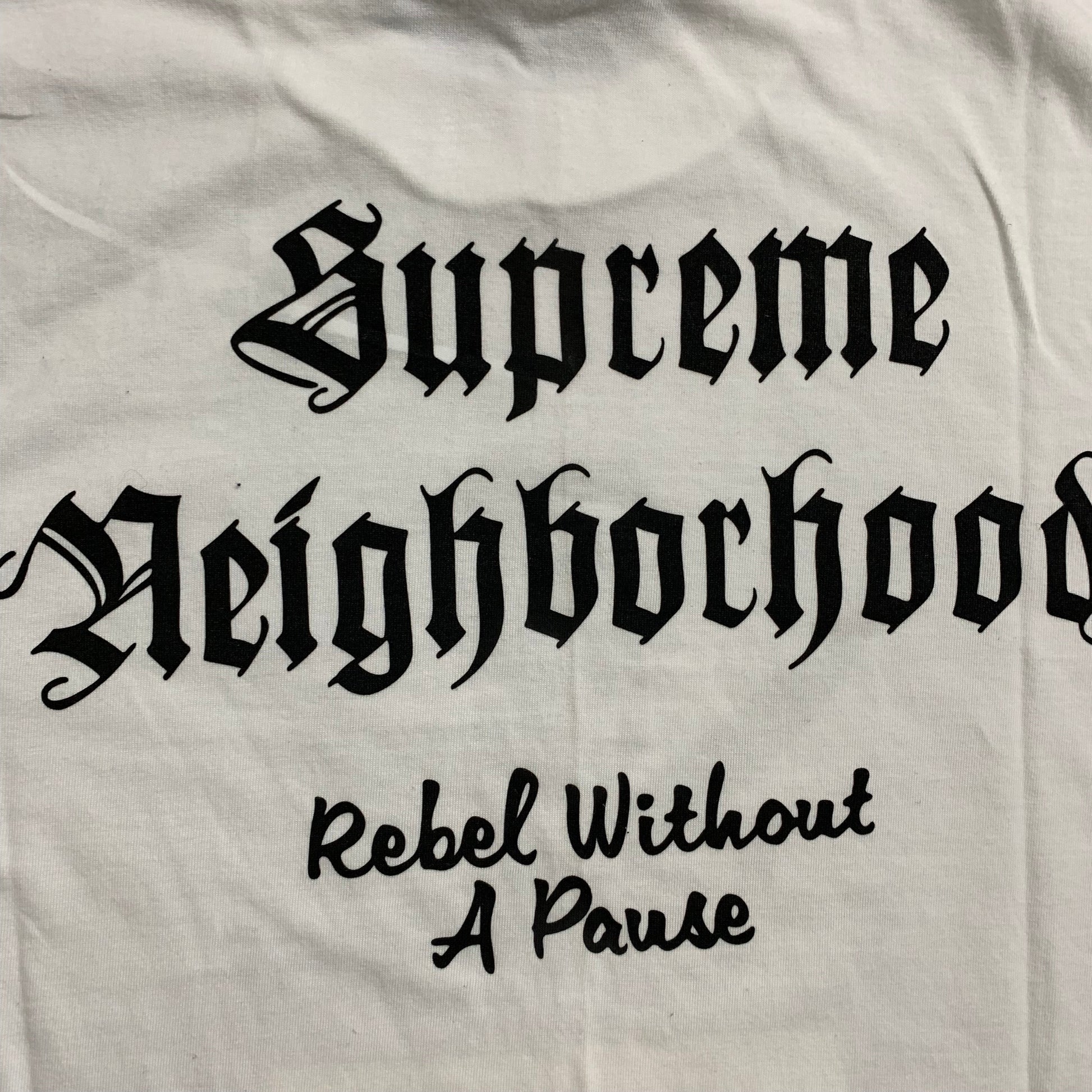 Box Sup x Neighborhood 06FW Skull Box Logo Tee - whatever on 