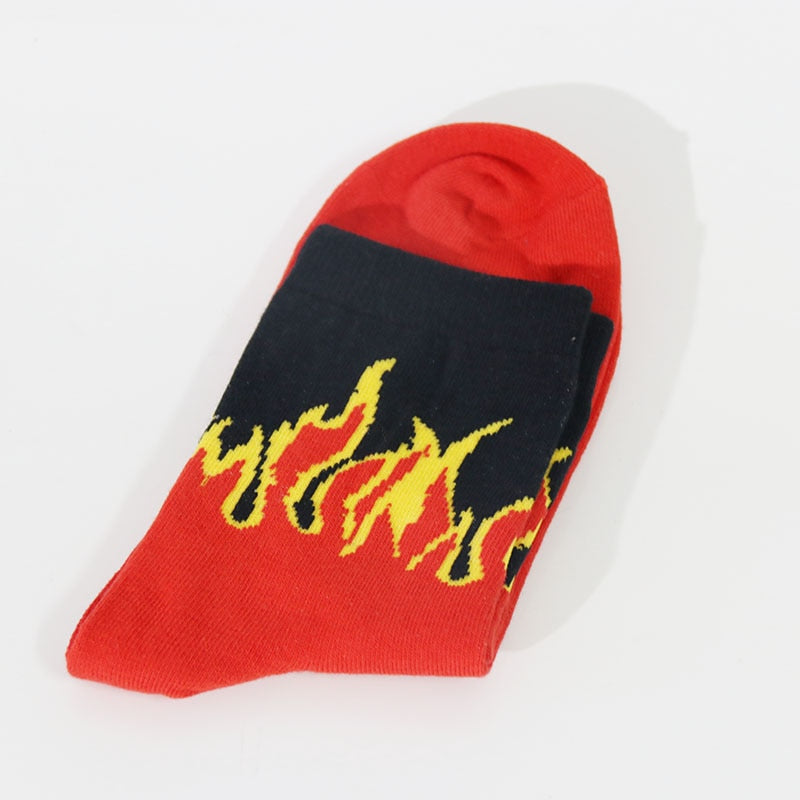 On Fire Crew Socks - whatever on 