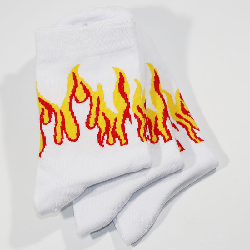 On Fire Crew Socks - whatever on 