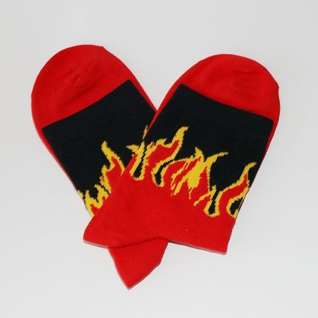 On Fire Crew Socks - whatever on 