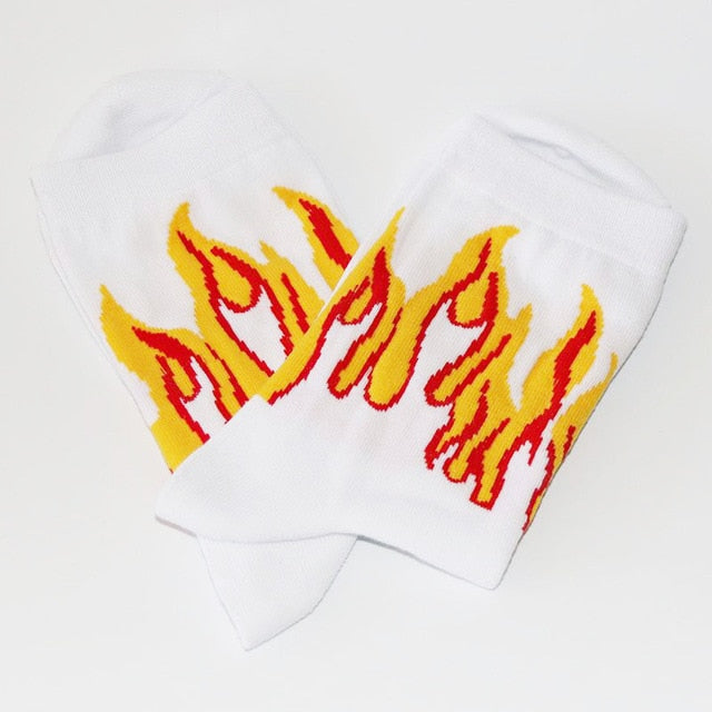 On Fire Crew Socks - whatever on 