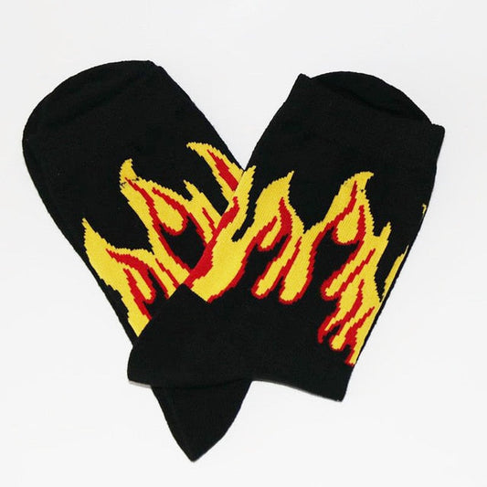 On Fire Crew Socks - whatever on 