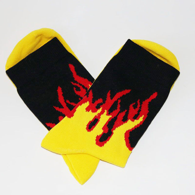 On Fire Crew Socks - whatever on 
